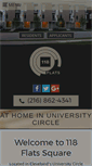 Mobile Screenshot of 118flats-square.com